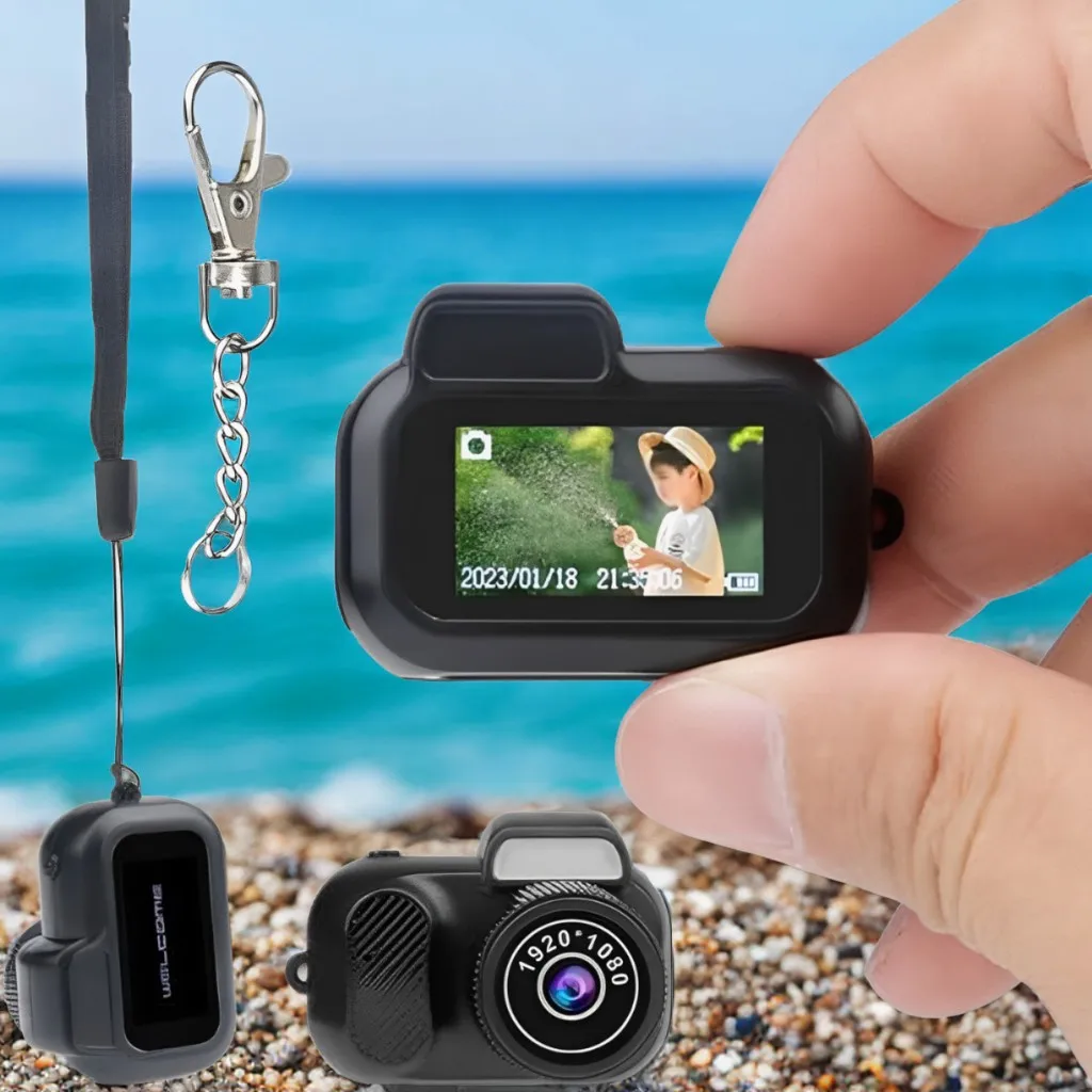 Mini DV Digital Camera 1080P Vintage SLR Camera with 0.96-inch Display Mini VCR Outdoor Photography Video