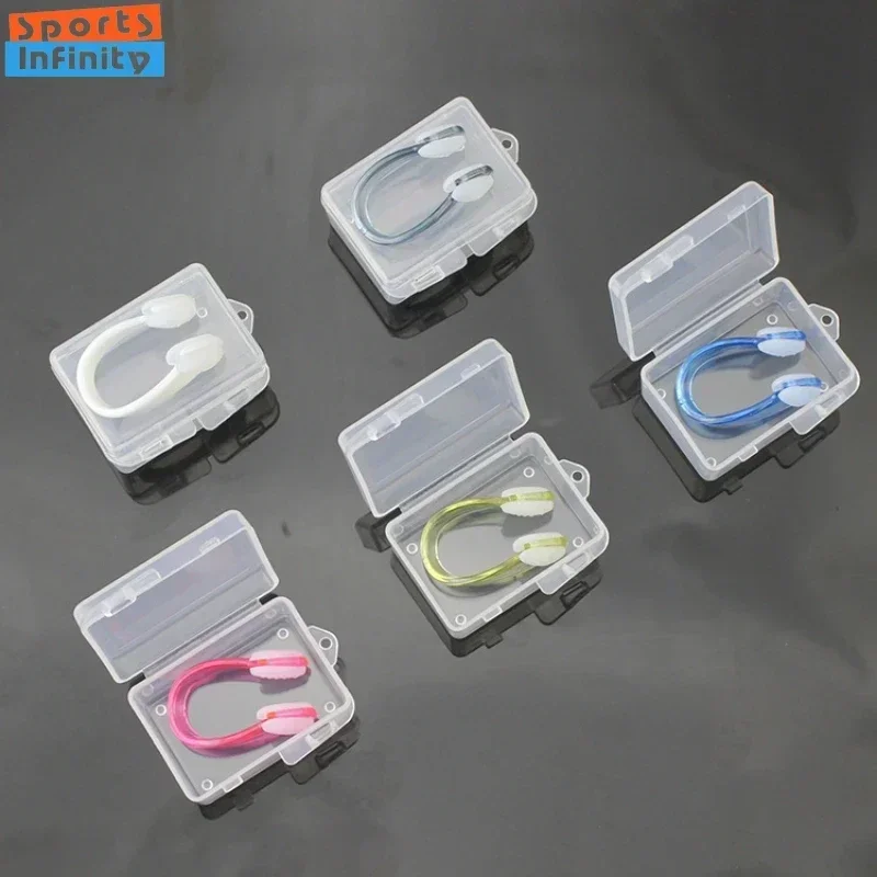 Swimming Nose Clip Professional Waterproof and Anti Slip Silicone Diving Nose Plug Nose Protection Swim Accessories for Adults 4