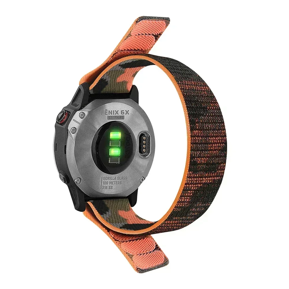 Premium Nylon Hook and Loop Strap for Smartwatches – Adjustable and Durable Watch Band Bracelet