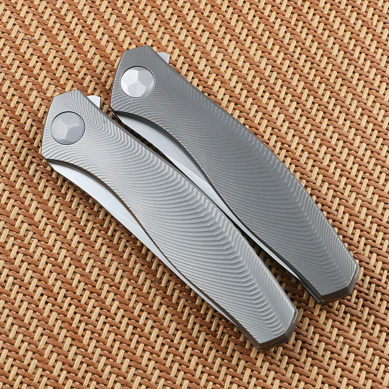 Green Thorn Bio Folding Knife VG10 Blade TC4 Titanium Handle Outdoor Camping Hunting Survival EDC Tool 3