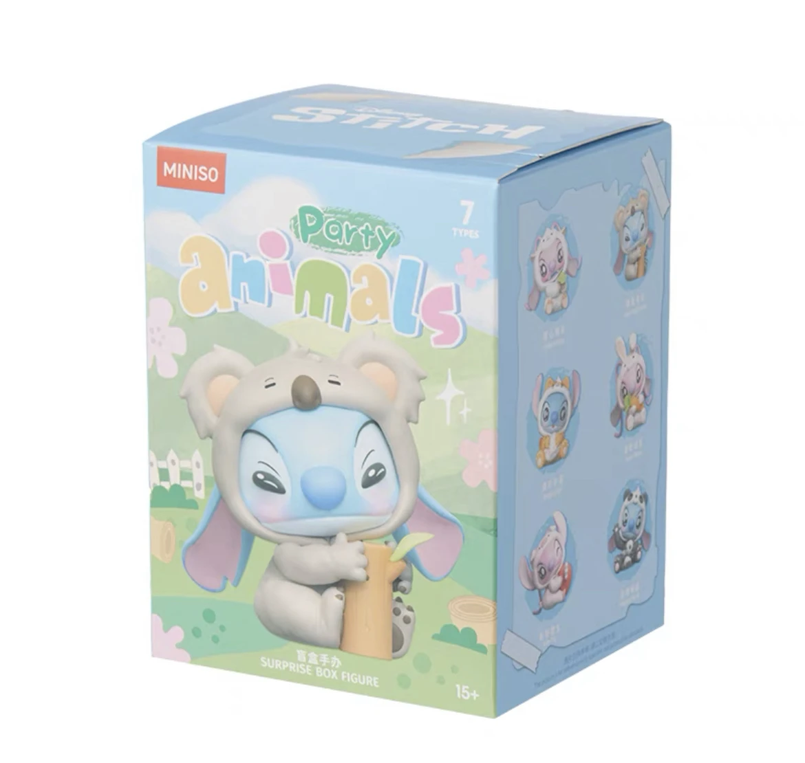 thumbnail image 1 of Caja sorpresa genuina de la serie de animales de Disney Stitch de Miniso, juguetes para fiestas, linda caja misteriosa, muñecos esponjosos flocados, decoración, regalo de Navidad, 1 of 5