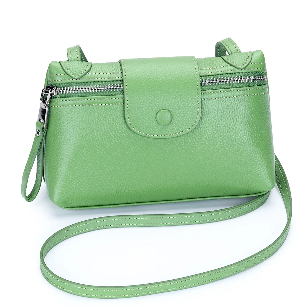 Crossbody Bags for Women Genuine Leather Trendy Designer Handbags Small Crossover Shoulder Sling Womens Purses and Handbags 2024