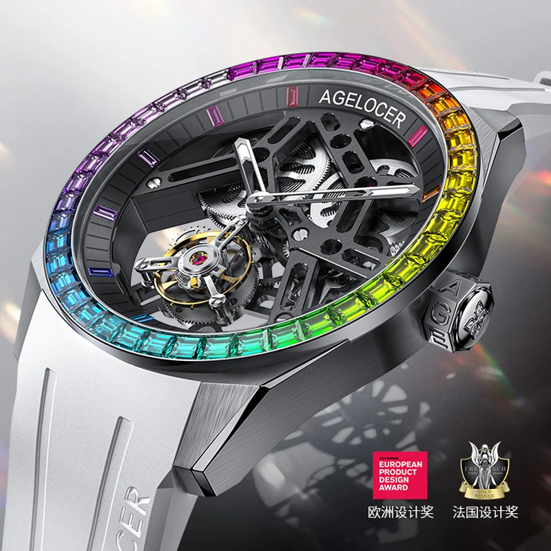 AGELOCER Men's Top Brand Double-Sided Hollow Tourbillon Hand-Operated Mechanical Transparent Caseback Luxury Watch (YA:9004D2) 並行輸入品 AGELOCER Men\u0027s Top Brand Tourbillon Double-Sided Hollow Hand-Operated  Mechanical Leather Analog Fashion Luxury Dress Watch Reloj - AliExpress