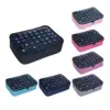 40 bottles nail polish storage bag, multi-color portable hand-held large cosmetic bag, holds up to 40 bottles (15 ml), nail dril 1