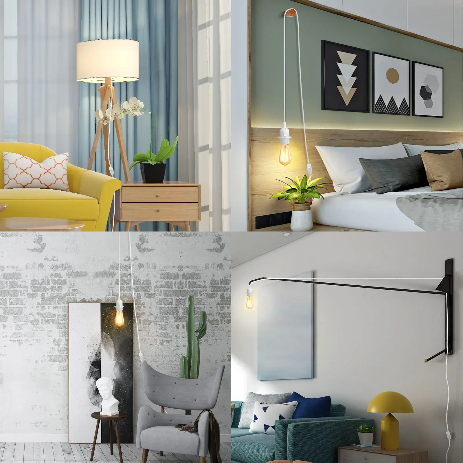 EU Plug 1.8m 3.5M Power Cord Cables E27 Full Teeth Half Teeth Lamp Base Holder with Switch Wire for Pendant Fixture Hang lamp lamp bulb holder,lamp holder,lamp base,led lamp base