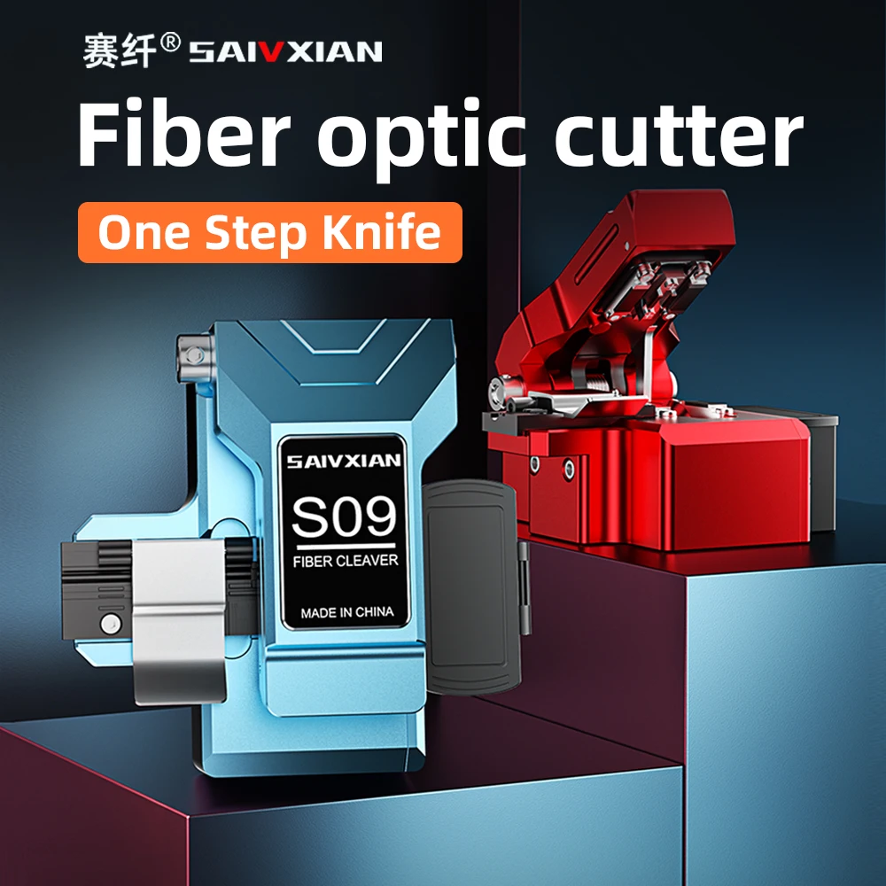 

SAIVXIAN S09 one-step fully automatic high precision Fiber Optic Cleaver Optical Fiber Fusion Splicer Cutting Knife