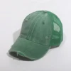 Fashion Solid Mesh Baseball Caps For Men Women Retro Snapback Hip Hop Hat Unisex Street Adjustable Sun Visor Caps 2