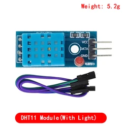 Advanced Smart Digital Temperature and Humidity Sensor Module (DHT11 LED Module)