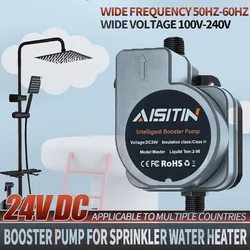Enhanced Water Pump with Automatic Pressure Controller - Grey