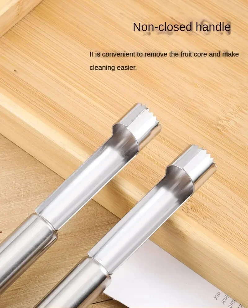 Fruit Core Cutter - Durable Stainless Steel Apple Corer & Pear Seed Remover Tool