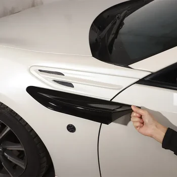For Subaru BRZ Toyota 86 GT86 12-20 ABS Car Side Air Outlet Fender Fin Vent Trim Cover Carbon Fiber Body Kit Sticker Accessories 1