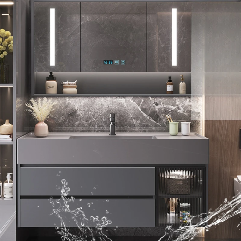 Home Improvement Tools Complete Washbasin Cabinet Bathroom Desk Washbasins Bathrooms Furniture Badkamerkast Set Full Bathroom