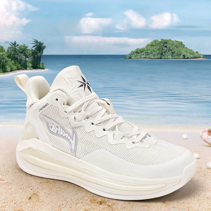 

2023 New Men Basketball Sneakers Fashion Women Basketball Shoes Breathable Basketball Boots Shock-Absorbant Outdoor Trainers