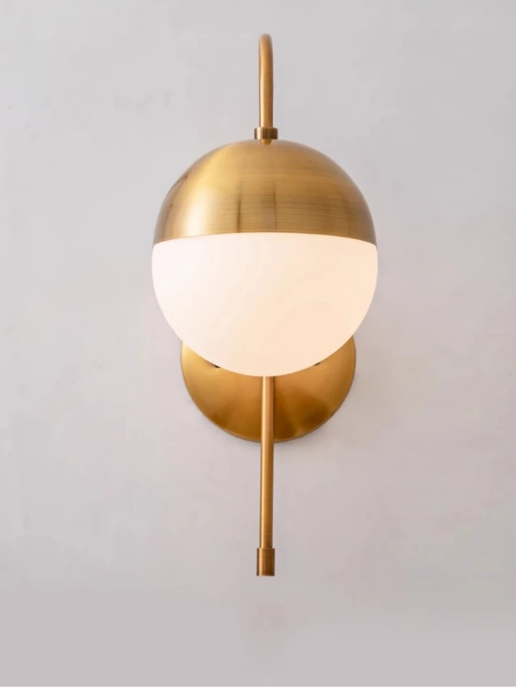 Modern Led Wall Lamps Glass Ball Living Bedroom Bedside Stair Wall Sconce Dining Kitchen Home Indoor Lighting Fixtures Lights