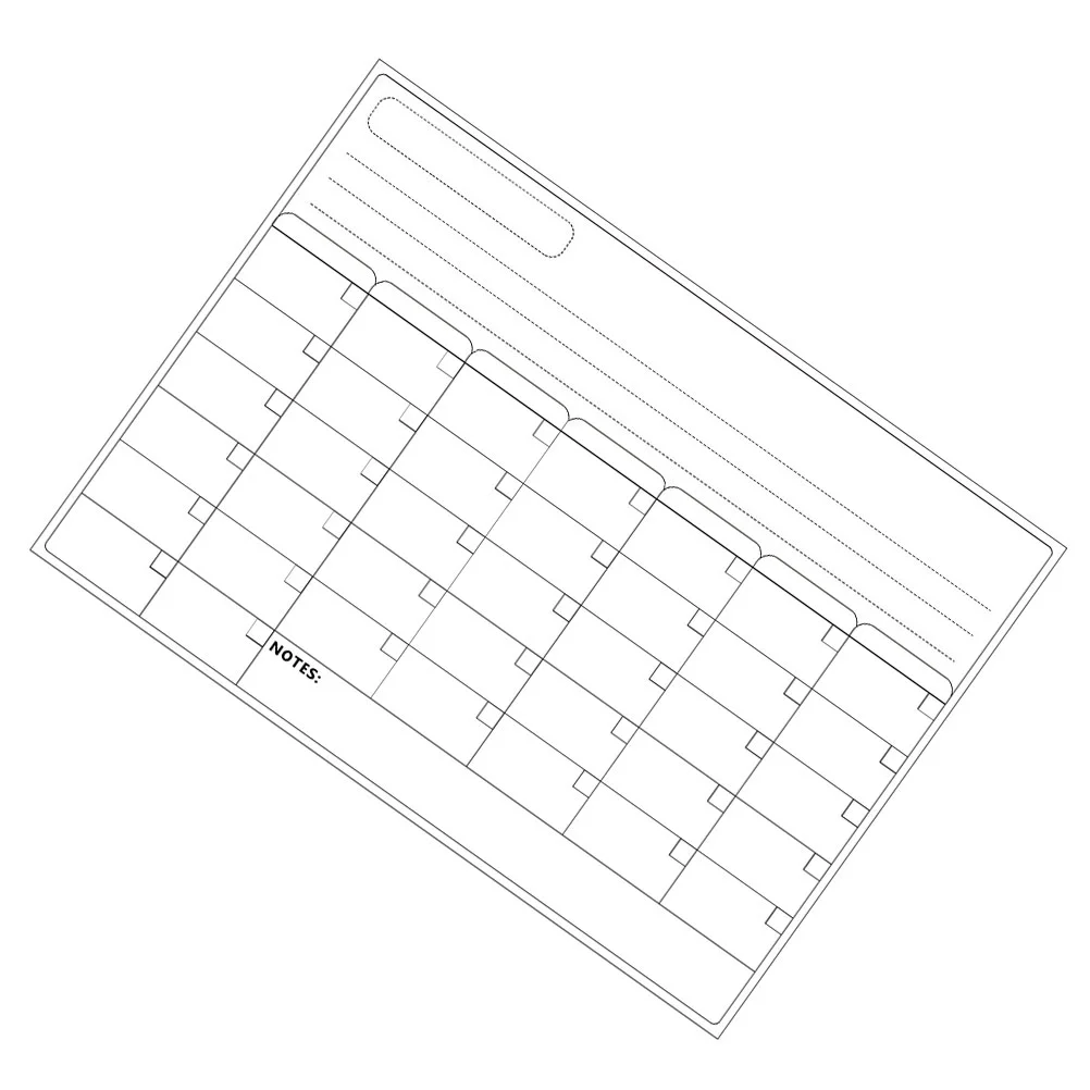 

Magnetic Refrigerator Calendar Black Board Sticker Kitchen Fridge Schedule Blackboard Weekly