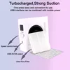 Nail Dust Collector Vacuum extractor de polvo para unas 85W High Power Strong Suction 4500 RPM Rechargeable Nail Vacuum Cleaner 3
