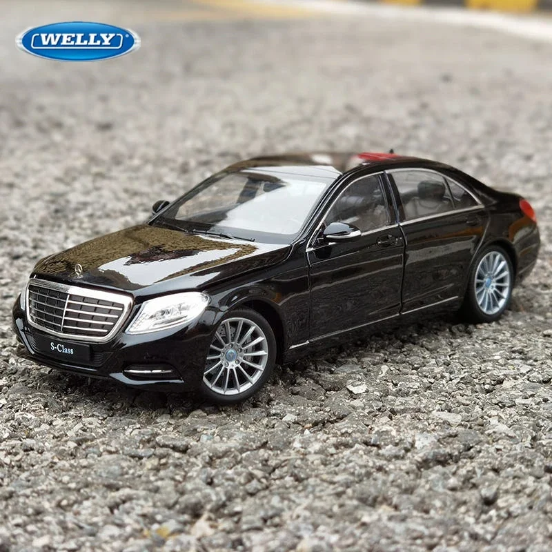 

Welly 1:24 Mercedes Benz S-Class S500 Alloy Car Model Diecast Metal Toy Vehicles Car Model High Simulation Collection Kids Gifts