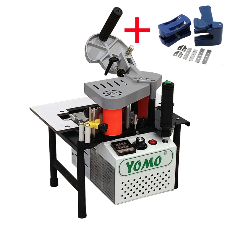 DIY 목재 PVC 프로젝트용 미니 엣지 밴딩 기계, 수동 양면 접착 밴더, 110V/220V 전압 옵션 제공, MY50