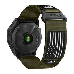 Versatile Quick Fit Strap - Premium Trail Loop Bracelet, 20mm/22mm/26mm - QuickFit 22mm (Army green)