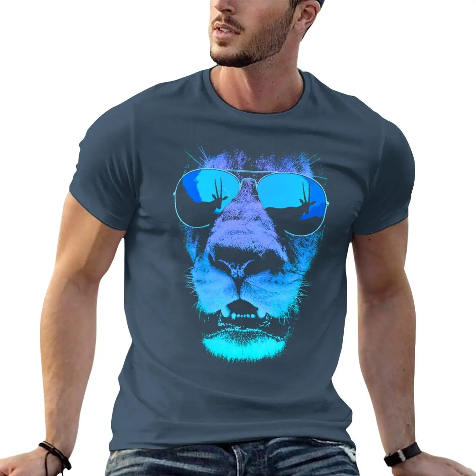 

Hungry Lion T-Shirt sweat shirt Blouse customs design your own quick drying oversized t shirt men