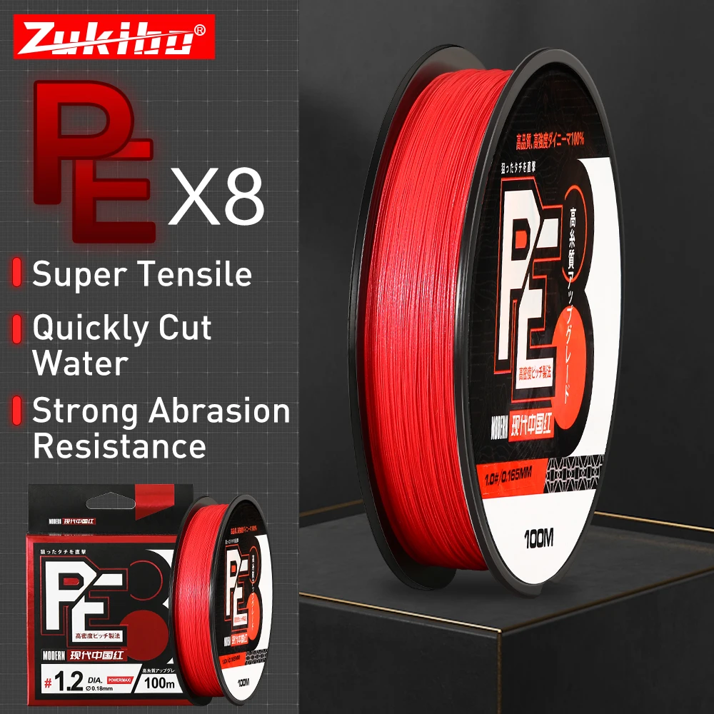Fishing Line 8 Strands Braided X8 Japan Multifilament Smooth Saltwater