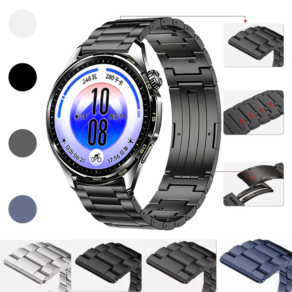 High-End Titanium Watch Strap - 20mm/22mm Business Bracelet