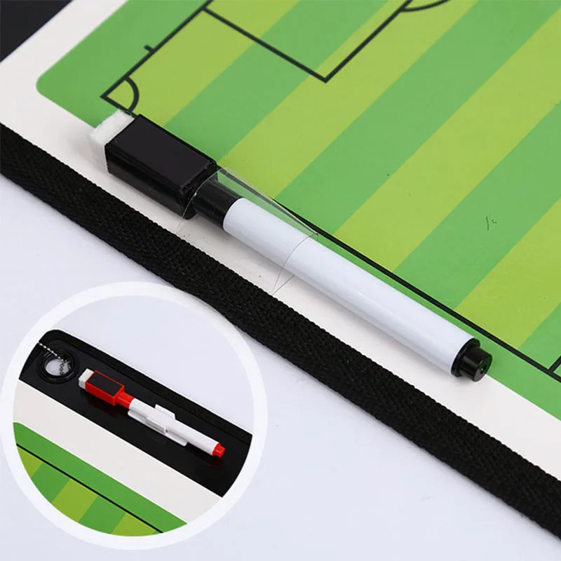 Soccer Tactical Board Magnetic Football Basketball Coaching Clipboard 1Set