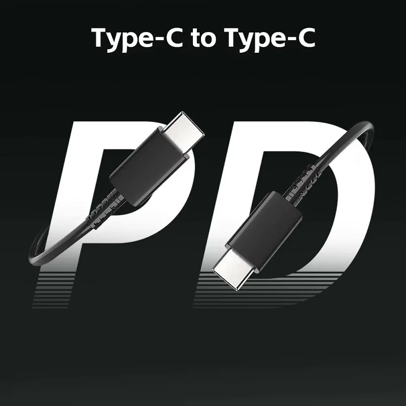 Ultra-Fast 5A PD 45W Dual USB-C Charging Cable