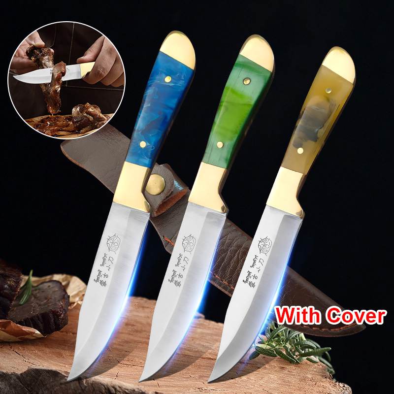 Barbecue Boning Knife Utility Slicing Meat Fruit Fish Filleting Knife Kitchen Knives Stainless Steel Plastic Handle Chef Knife