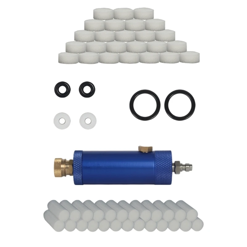 Air Compressor Water Oil Separator 30Mpa High Pressure Air Filter Quick Disconnect Water Separator Regulator Enduring