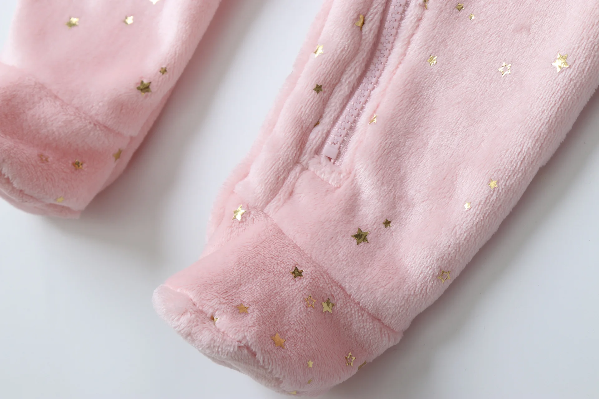 AYNIGIELL Stern Druck Herbst/Winter Mit Kapuze Overall 0-12 Monate Baby Jungen Mädchen Strampler Kleinkind Kinder Overall Baby kleidung – Detail 24