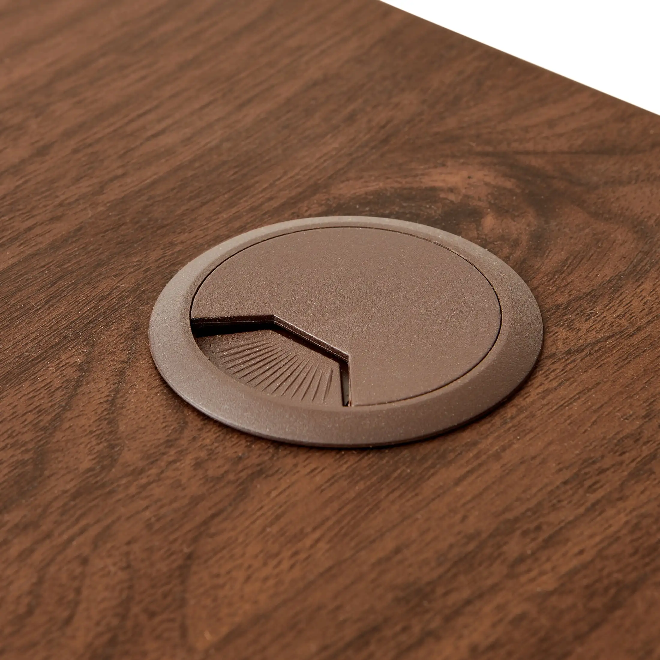 Juliet Rounded Arch Desk, Walnut Finish 4