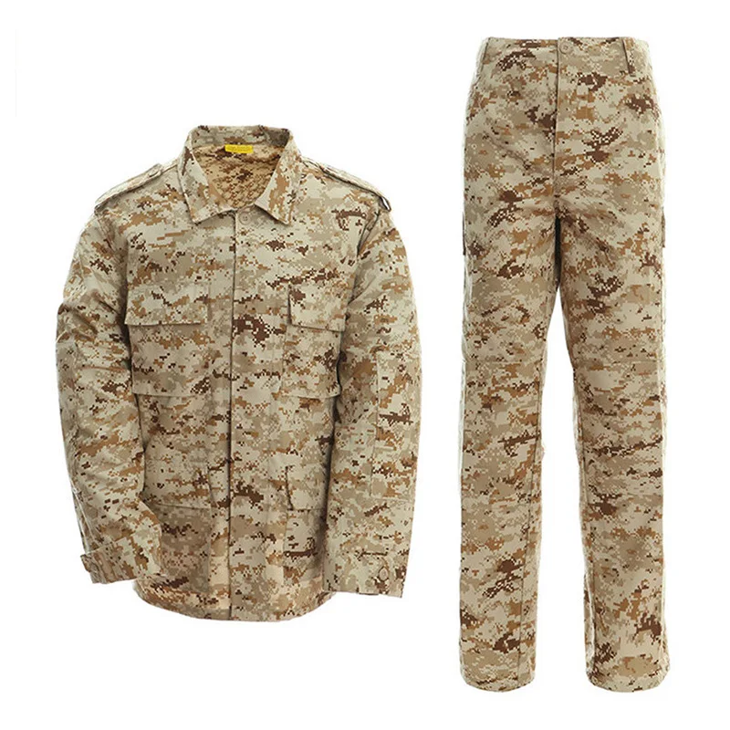 BDU Camouflage Suit For Men's Wear-Resistant Outdoor Training Clothing