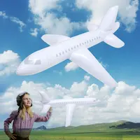 100cm Classic Toy inflatable Airplane Float Airplane Ball with Inflatable Tube For Kids Gift for Swimming Inflatable Toy 1