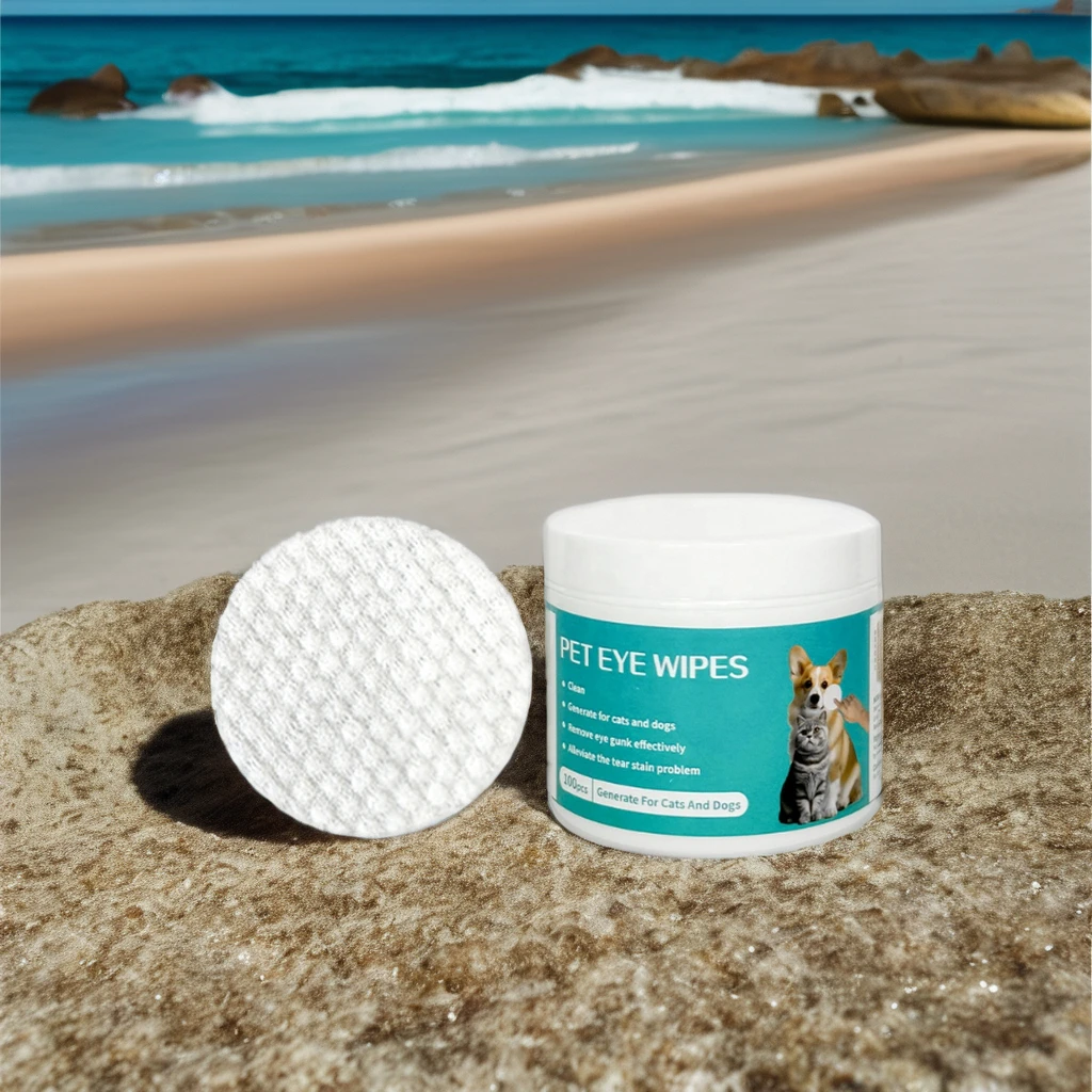 Sustainable Biodegradable Pet Cleaning Gloves with Wipes for Dog and Cat Grooming