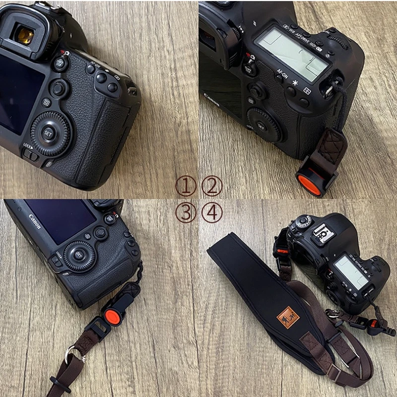 Quick Release Heavy-Duty Camera Strap Shoulder Neck Strap Belt for Canon Nikon Sony Fujifilm DSLR SLR Camera Straps Accessories