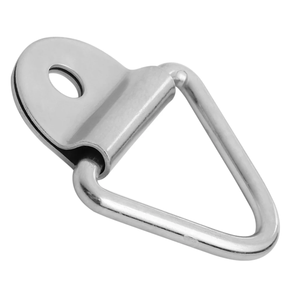 650kg/1433lbs Lashing D-Ring Tie Down Anchor for Truck Trailer Van Boat Horsebox Product Name Hook Gross Weight 70 g