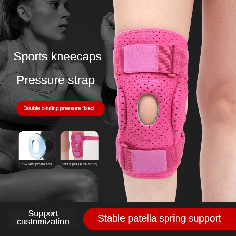 

Women's Anti-collision Sports Knee Protector Basketball Patella Meniscus Support Fixed Kneecap Joint Strap Elbow Pads for Safety