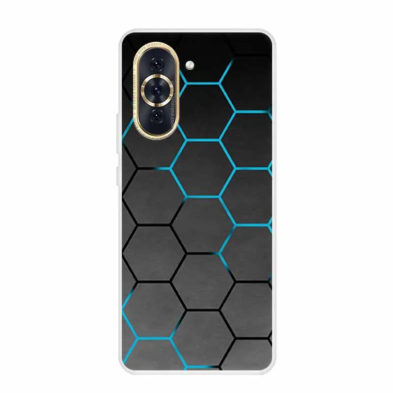 Huawei Nova 10 Pro Clear Marble Soft TPU Silicone Back Cover – Elegant Protective Case