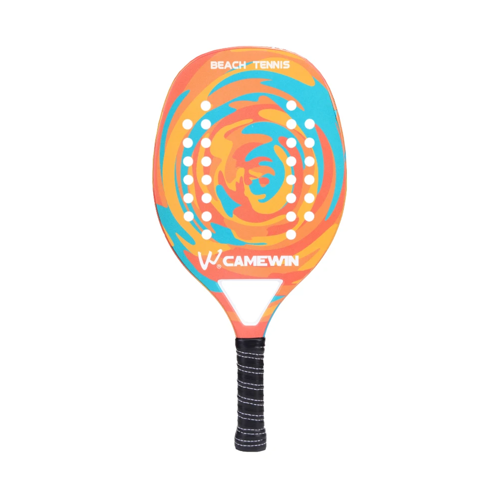 High Quality Carbon and Glass Fiber Beach Tennis Racket with Racquet Protective Bag Cover Balls and Backpack