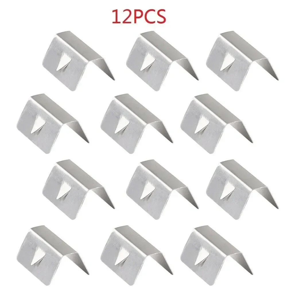 Wind / Rain Deflector Metal Fitting Clips Replacements For Heko G3 SNED Clip Stainless Steel Car Window Deflectors Accessories car window deflectors