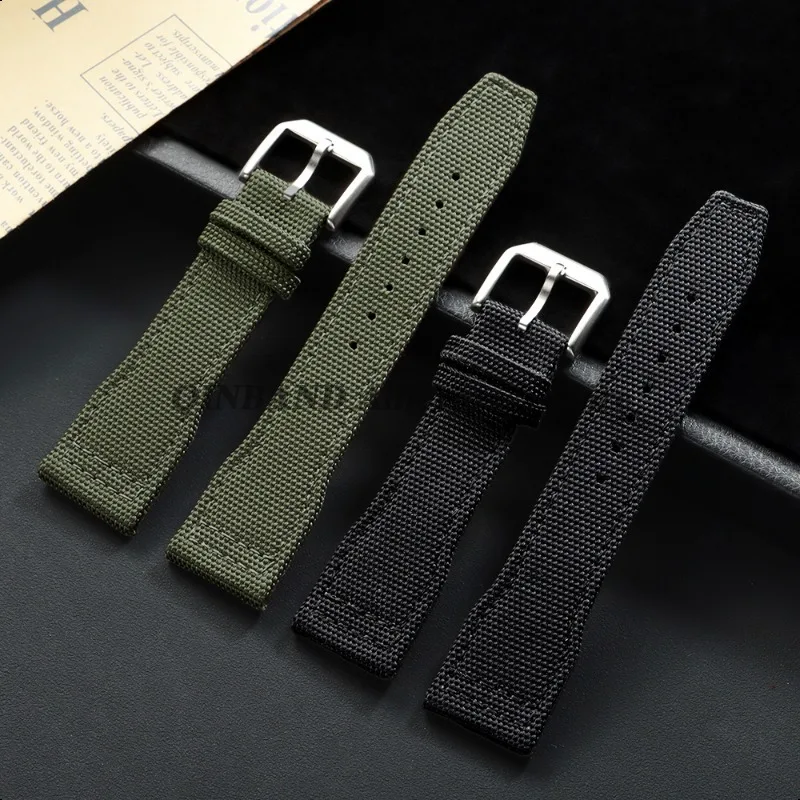 Nylon Canvas Waterproof Sport Watch Strap - Universal Wrist Belt Bracelet