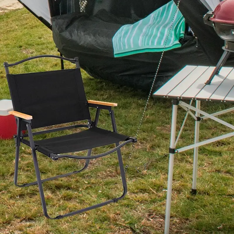 Foldable Outdoor Seat Camping Fishing Chair Multifunctional Portable Steel Tube Lightweight Beach Picnic