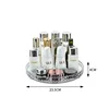 360 Rotatable Desktop Cosmetic Rack Bathroom Shelf Large-capacity Perfume Skincare Product makeup Storage Rack Organizer Kitchen 3