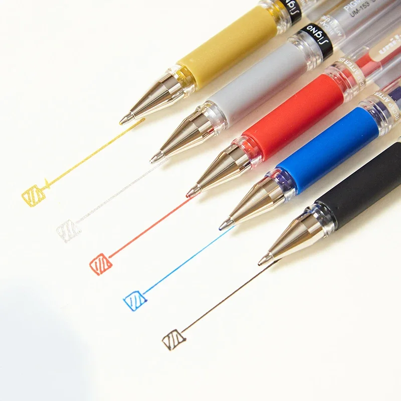 Uni-ball Signo Broad Gel Pen - Gold Ink - Japanese Kawaii Pen Shop - Cutsy  World