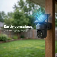 ANRAN 5MP caméra de Surveillance solaire Wifi caméra de sécurité extérieure sans fil Flash projecteur IP66 étanche lisse Audio bidirectionnel 2