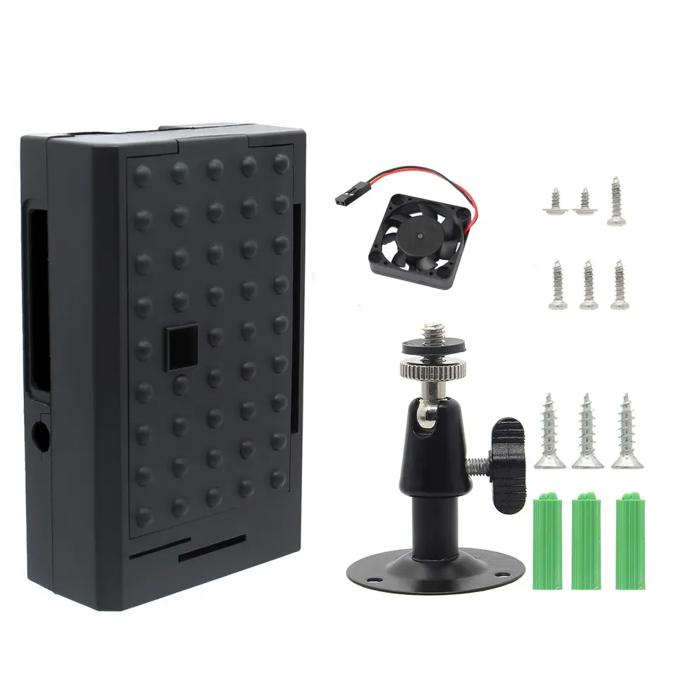 Raspberry Pi 4B 3B+ Camera Case DIY Network Camera with Metal Rotating Bracket image 5