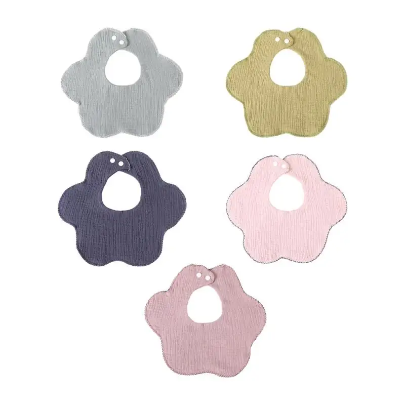 

Soft & Waterproof Baby Bibs Versatile Drool Bibs Practical Cotton Drool Bibs