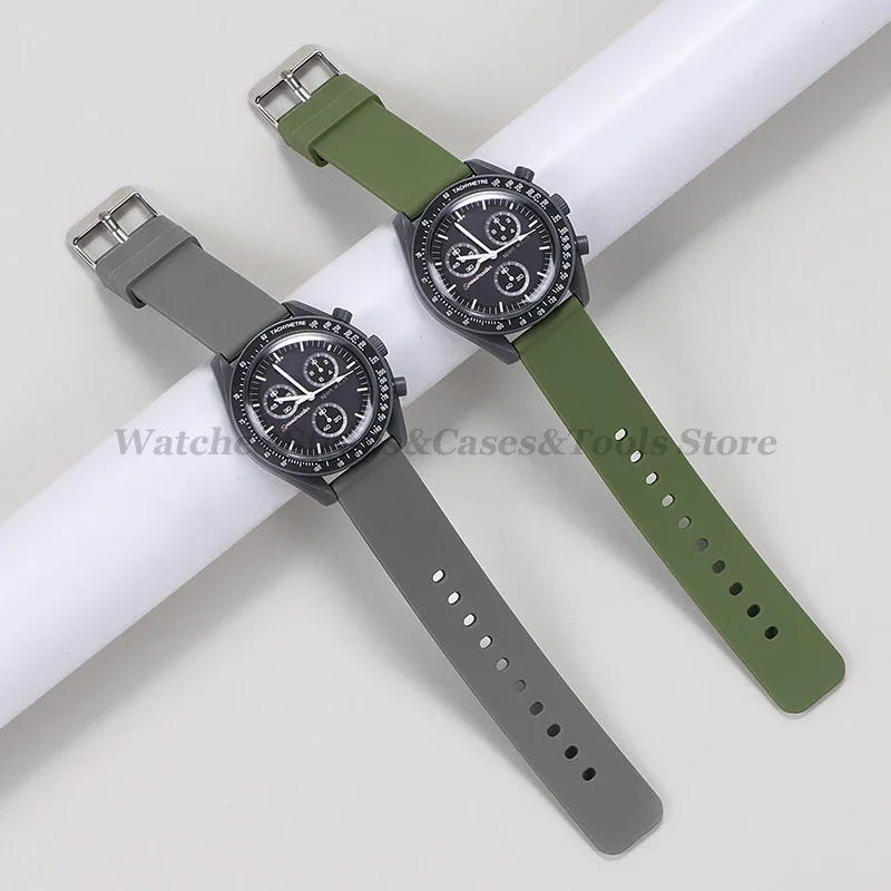 Versatile Soft Silicone Watch Band with Quick Release