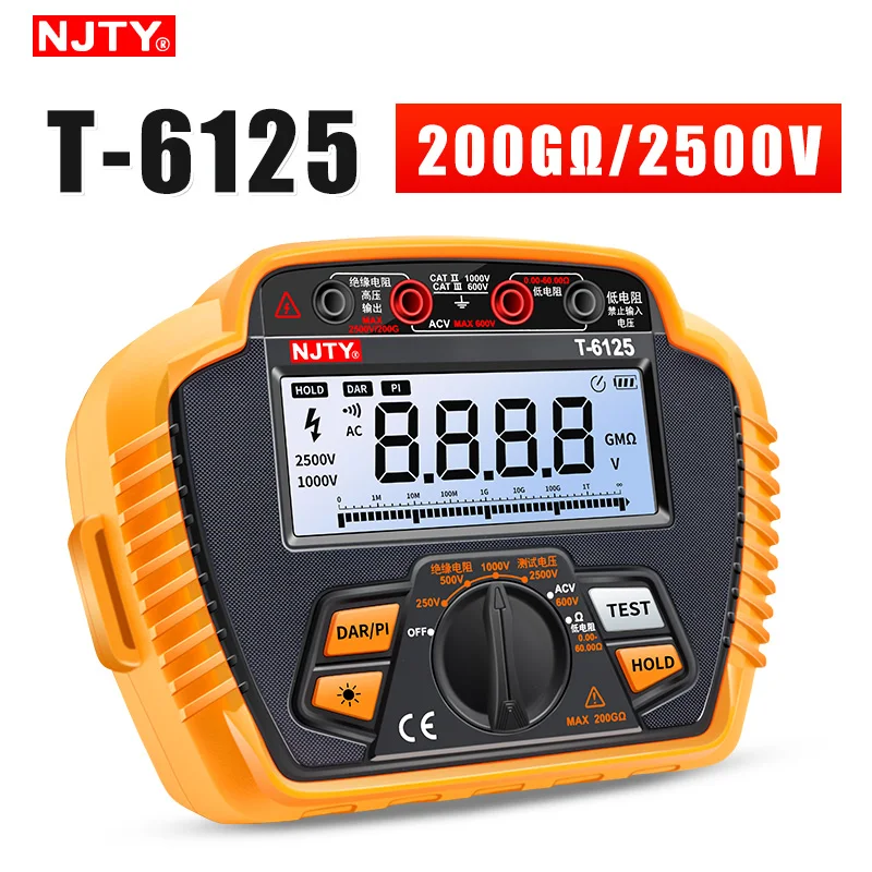 High Accuracy Insulation Resistance Testers T-6110 and T-6125